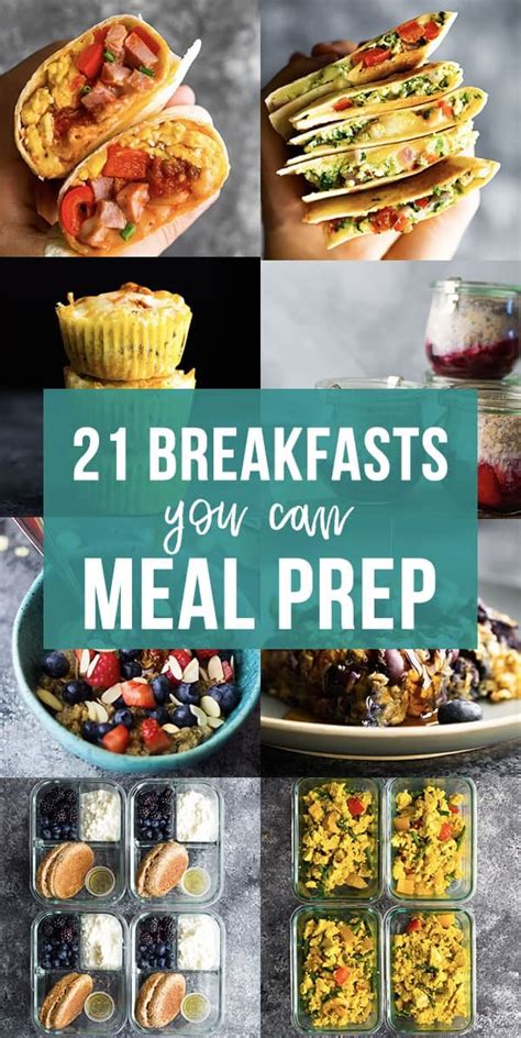5 Delicious and Easy Breakfasts for Meal Prep
